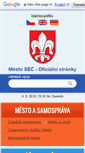 Mobile Screenshot of mestosec.cz